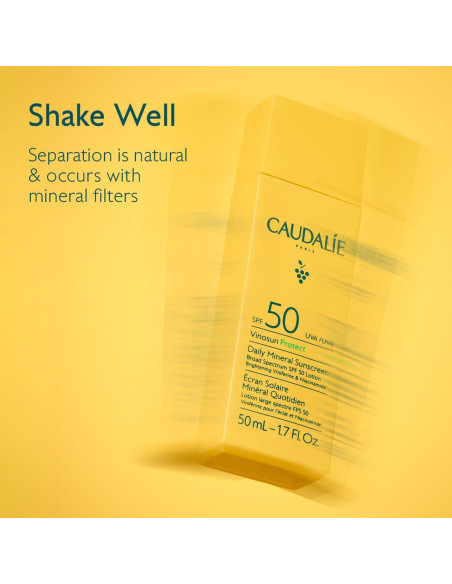 Protector Solar Mineral Caudalie Vinosun SPF50 50 mL