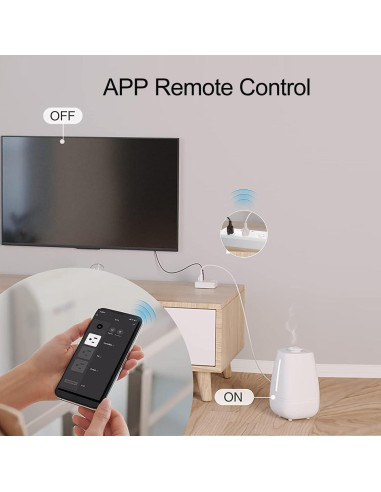 Tira de Energía Inteligente UseeLink WiFi 4 AC 3 USB 20W