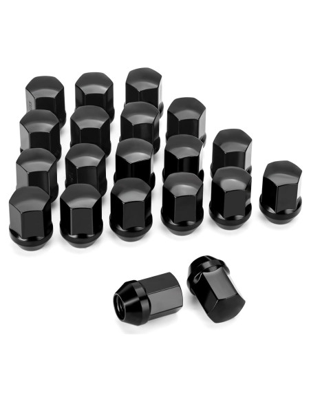 Tuercas de Rueda Dynofit M14x1.5 Negras 20pcs para Jeep