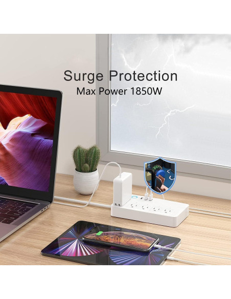 Tira de Energía Inteligente UseeLink WiFi 4 AC 3 USB 20W