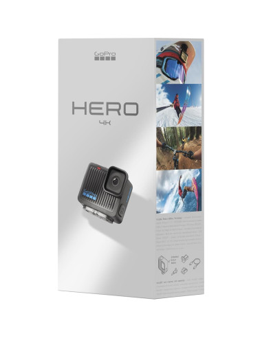 Cámara de acción GoPro Hero 4K Ultra HD 12MP resistente al agua