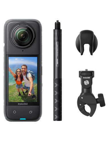 Cámara de Acción 360 Insta360 X4 Paquete Motocicleta 8K