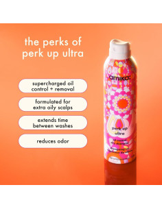 Champú Seco Amika Perk Up 150g Control de Aceite Vainilla Ámbar 2