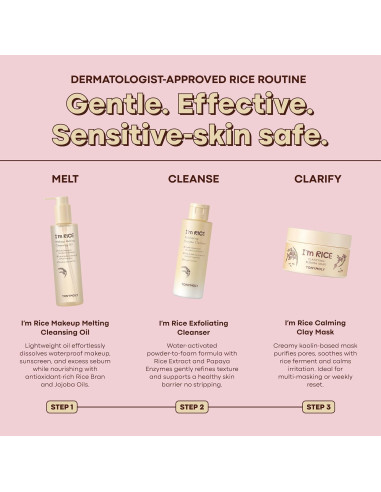 Aceite Limpiador Desmaquillante TONYMOLY Estoy Arroz 215ml