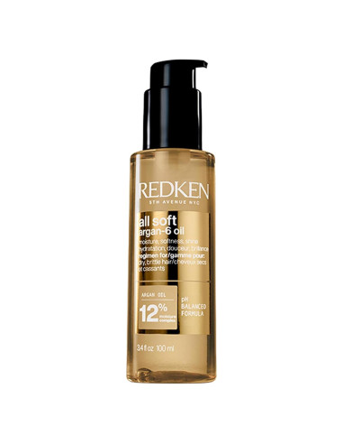 Aceite Argan-6 All Soft Redken 96g - Hidrata y Suaviza Cabello