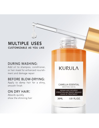 Aceite Hidratante para Cabello Kurula 140g - Brillo y Suavidad