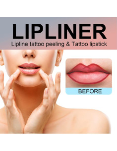 Set de Tatuaje de Tinte de Labios Peel Off Petansy - 3 Colores 2
