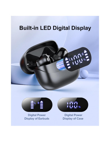 Auriculares Inalámbricos TUMJUN A3 Pro Bluetooth 5.3 IPX7