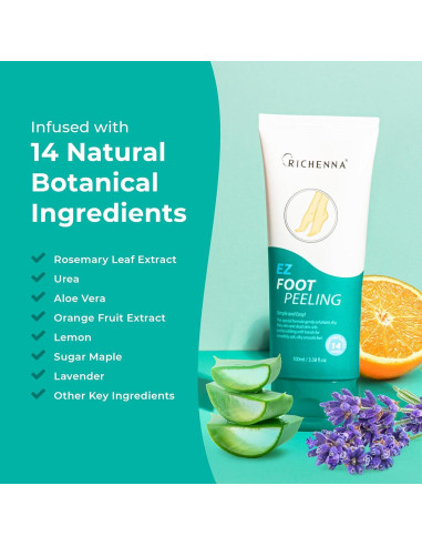 Crema para Pies Richenna EZ - Exfoliante y Hidratante 100ml
