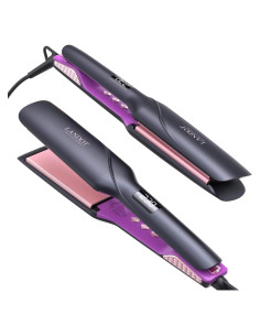 Plancha de Cabello Ancha Landot QF-Z400 Cerámica 4.4 cm