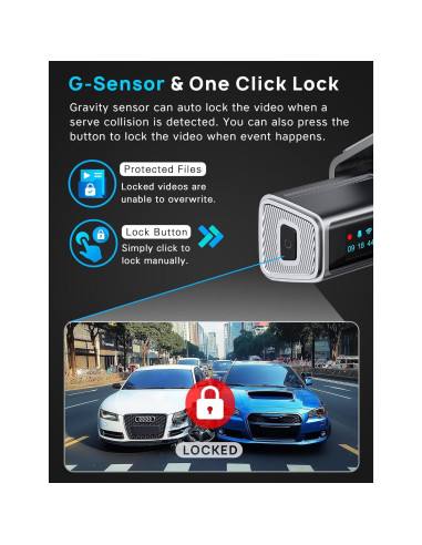 Cámara de tablero Navycrest Q7 5G WiFi 4K delantera y trasera