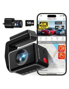 Cámara Dash REDTIGER F4 Pro 4K Dual con WiFi 6 y GPS