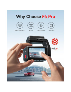Cámara Dash REDTIGER F4 Pro 4K Dual con WiFi 6 y GPS 2