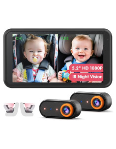 Cámara para Bebés BM2 PRO Luckview 1080P Pantalla 5.2"