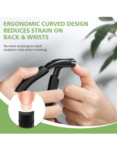 Cortauñas Curvados Baluca para Uñas Gruesas - Acero Inoxidable 2