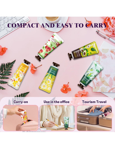 Set de Regalo 120 Mini Cremas de Manos KIYTARBOO 20g