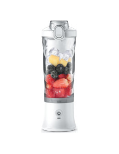 Licuadora Portátil Total Chef Blanca 600 mL USB Recargable