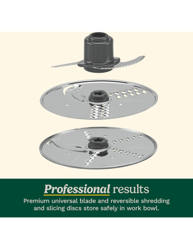 Procesador de Alimentos Cuisinart 9 Tazas Blanco con Disco Reversible