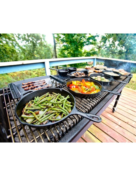 Sartén de Hierro Fundido Lodge L8SK3BN 26 cm Pre-sazonada