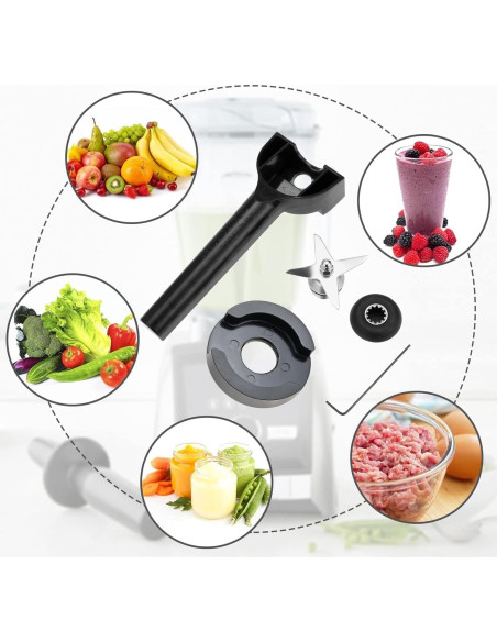 Kit de Reemplazo de Cuchilla DRELD para Licuadora 4 Cuchillas