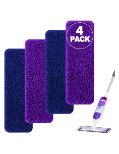 Paños de Mopa de Microfibra Wodemom para Swiffer Power Mop - 4 Pzs