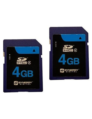 Tarjetas de Memoria SDHC 4GB Synergy Digital - Paquete Doble