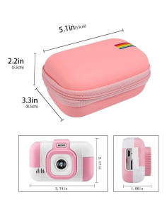 Funda de cámara Leayjeen para niños SUZIYO - Rosa 2