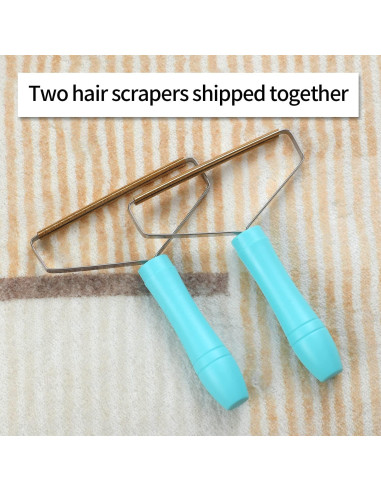 Removedor de Pelo de Mascota ANCAI 2 Piezas Azul Reutilizable