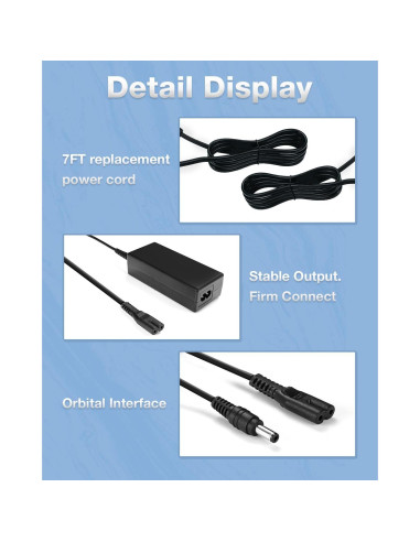 Adaptador de corriente AC/DC Polaroid PDM0752 PDM0723 2.13m