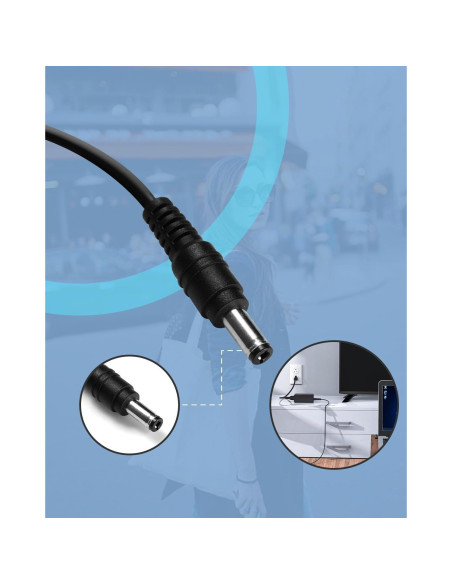 Adaptador de corriente AC/DC Polaroid PDM0752 PDM0723 2.13m