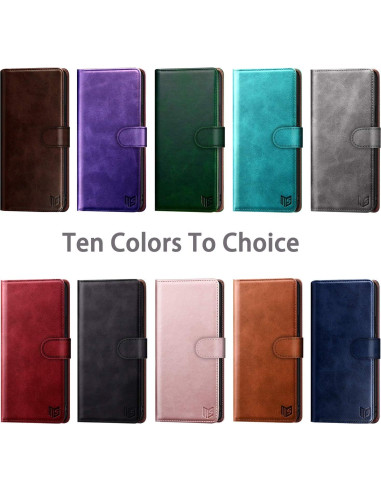 Funda Cartera SUANPOT para iPhone 7/8/SE2/SE3 Oro Rosa