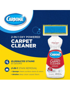 Limpiador de Alfombras Carbona 400 ml | Espuma Potenciada por Oxígeno 2