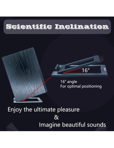 Soportes de Altavoces de Escritorio VKheroKV C-1 Gris