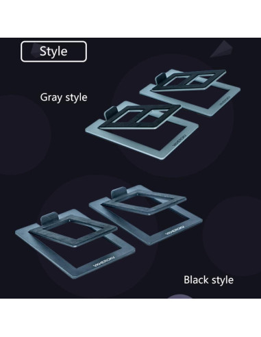 Soportes de Altavoces de Escritorio VKheroKV C-1 Gris