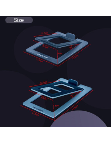 Soportes de Altavoces de Escritorio VKheroKV C-1 Gris