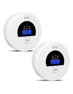 Detector de Humo y Monóxido de Carbono Soewolit - Paquete de 2