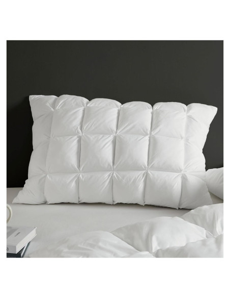 Funda de Almohada Estándar Madison Park Stay Puffed Microfibra