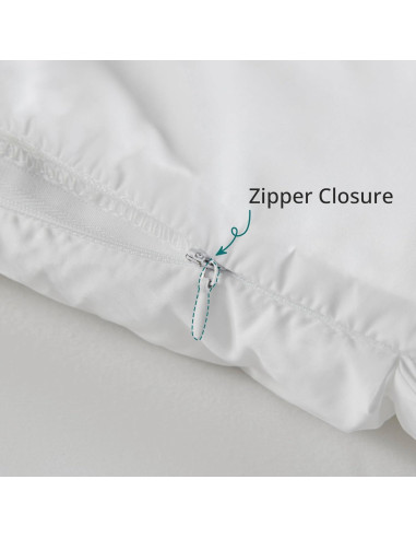 Funda de Almohada Estándar Madison Park Stay Puffed Microfibra