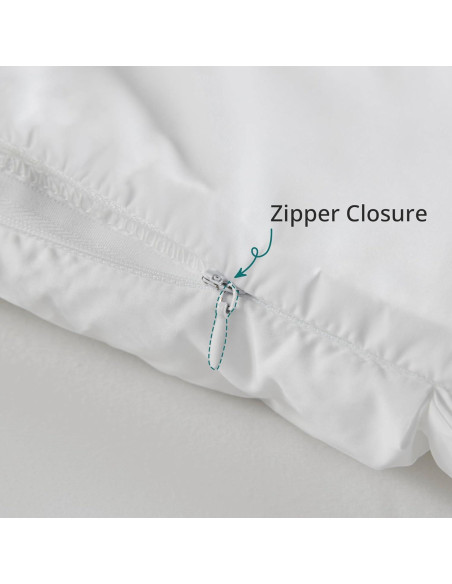 Funda de Almohada Estándar Madison Park Stay Puffed Microfibra