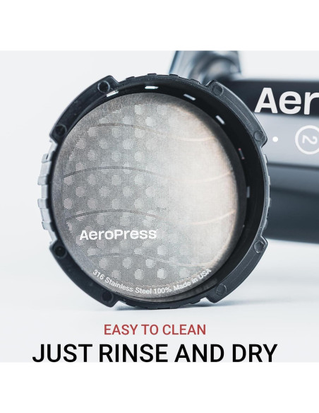 Filtro Reutilizable AeroPress de Acero Inoxidable Estándar