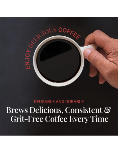 Filtro Reutilizable AeroPress de Acero Inoxidable Estándar
