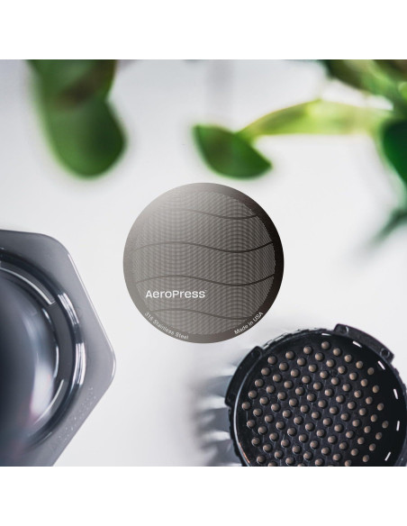 Filtro Reutilizable AeroPress de Acero Inoxidable Estándar