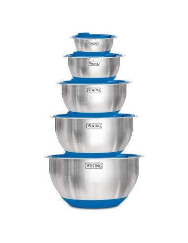 Juego de Cuencos Mezcladores Viking 10 Piezas Acero Inoxidable