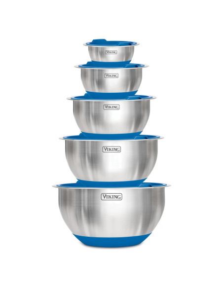 Juego de Cuencos Mezcladores Viking 10 Piezas Acero Inoxidable