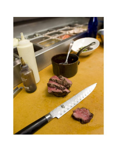 Cuchillo de Slicing Shun Classic 23 cm Hollow Ground 2