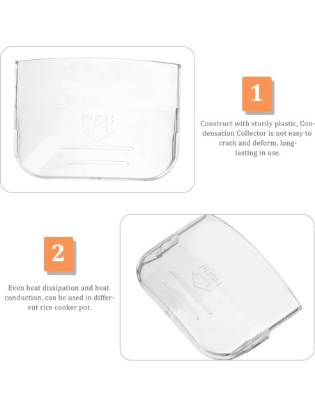 5 Tazas de Recolección de Agua para Olla Arrocera Showeroro