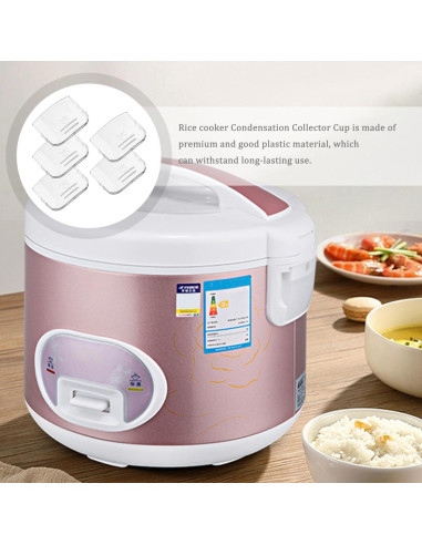 5 Tazas de Recolección de Agua para Olla Arrocera Showeroro