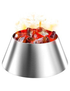 Accesorios de Parrilla de Carbón RUOJAS Acero Inoxidable 30 cm