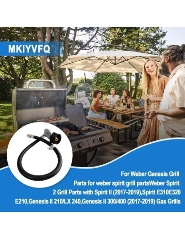 Kit de Manguera y Regulador Sekvira para Parrillas Weber