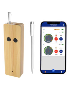 Termómetro de Carne Inalámbrico Bluetooth XiaYchaug 800FT